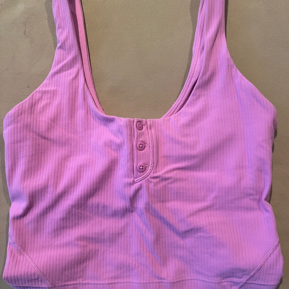 Lululemon Align Henley Ribbed Tank Top size 2